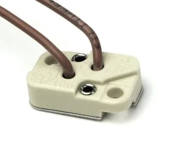 Lampvoetje G6.35, GY6.35, GZ6.35 (en GX6.35)- Keramisch 901 (Bender & Wirth)