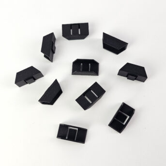 Filmclips voor 8mm films (zwart) (10 stuks)