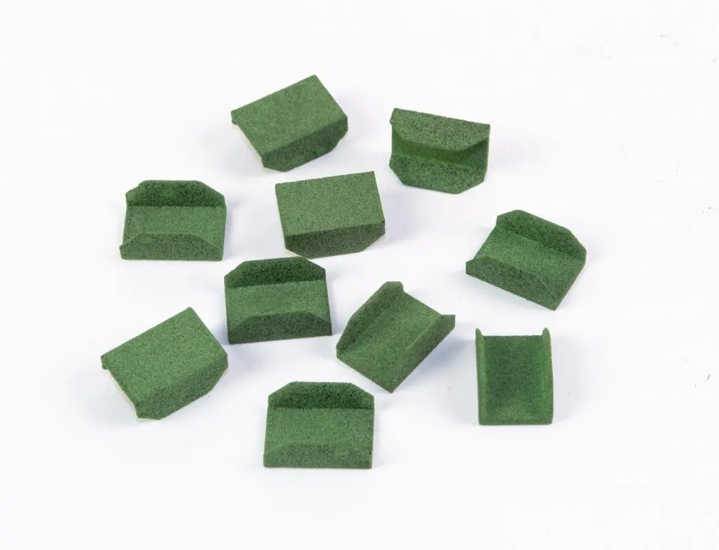 Film clips for 9,5mm films (green) (10 pieces) (PP-0112)