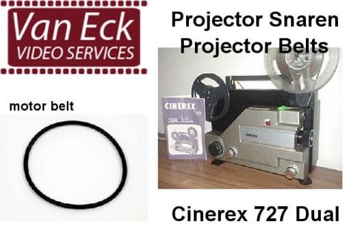 Cinerex 727 Dual belt (motor belt)
