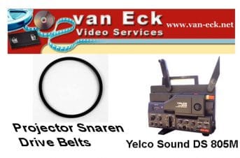 Alternative view of Yelco Sound DS-805M belt (2 belt set)