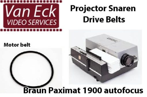 Braun Paximat 1900 autofocus belt (drive belt)