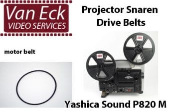 Alternative view of Yashica Sound P820 M belt (3 belt set)