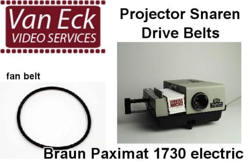 Braun Paximat 1730 electric belt (fan belt)