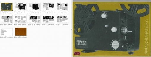 Bolex 18-3 TC Multispeed User manual, Languages: German - Image 2