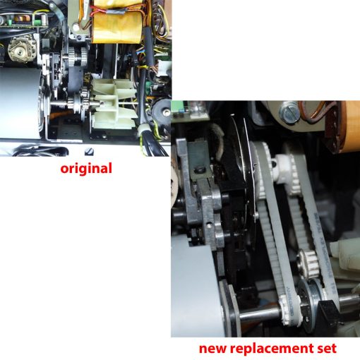 Bauer P6/P7 studio, P6/P7 synchron - motor belts replacement kit (PP-0162) - Image 3