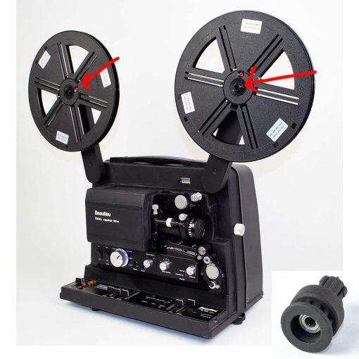 Beaulieu 708 EL Reelholder - with closed ball bearings (PP-0235) - Image 2