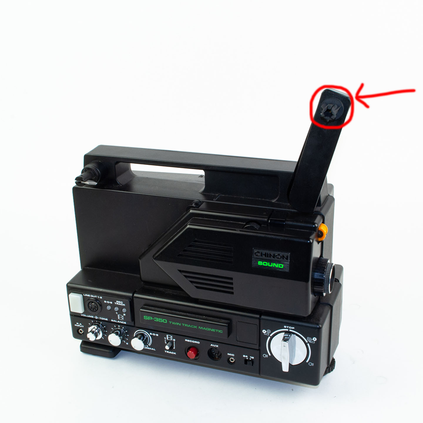 Chinon, Sankyo - spoelhouder (super8) (PP-0258) - Afbeelding 2