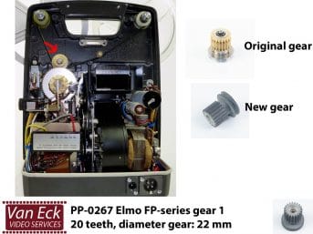Elmo FP-serie tandwiel 20 tanden