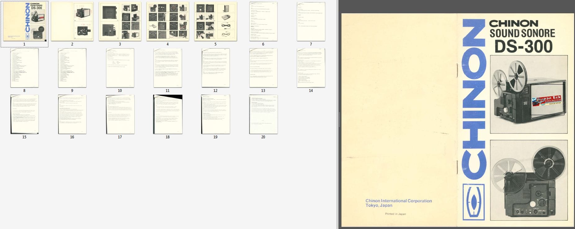 Chinon DS300 User manual French (Francais) - Image 2