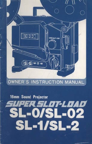 Eiki super slot-load (SL-0 SL-02 SL-1 SL-2) Gebruikshandleiding UK