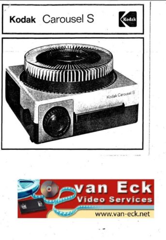 Kodak Carousel S Gebruikshandleiding Engels (English), Duits (Deutsch) & Frans (Francais)