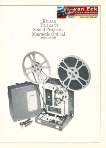 Kodak Pageant Sound Projector Magnetic Model AV-12M6 Gebruikshandleiding Engels (English)