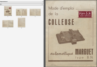 Marguet Colleuse automatique Gebruikshandleiding Espanol