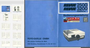 Revue 2500 3200 autofocus Gebruikshandleiding Duits