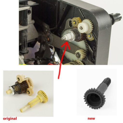 Eumig, Revue, Bolex, ... friction shaft with gear - 759 3405/0 (PP-0102) - Image 2