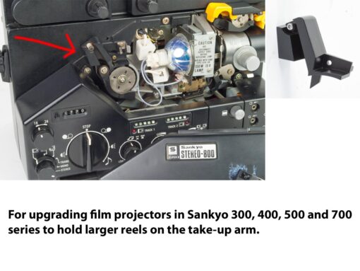 Sankyo Stereo 800 - film geleider voor opspoelarm (PP-0160) - Afbeelding 2