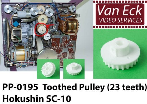 Hokushin SC-10 - toothed pulley 39,6mm - 23 teeth