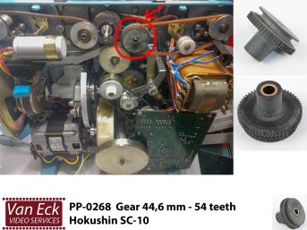 Hokushin SC-10 tandwiel, 54 tanden, 44,6mm