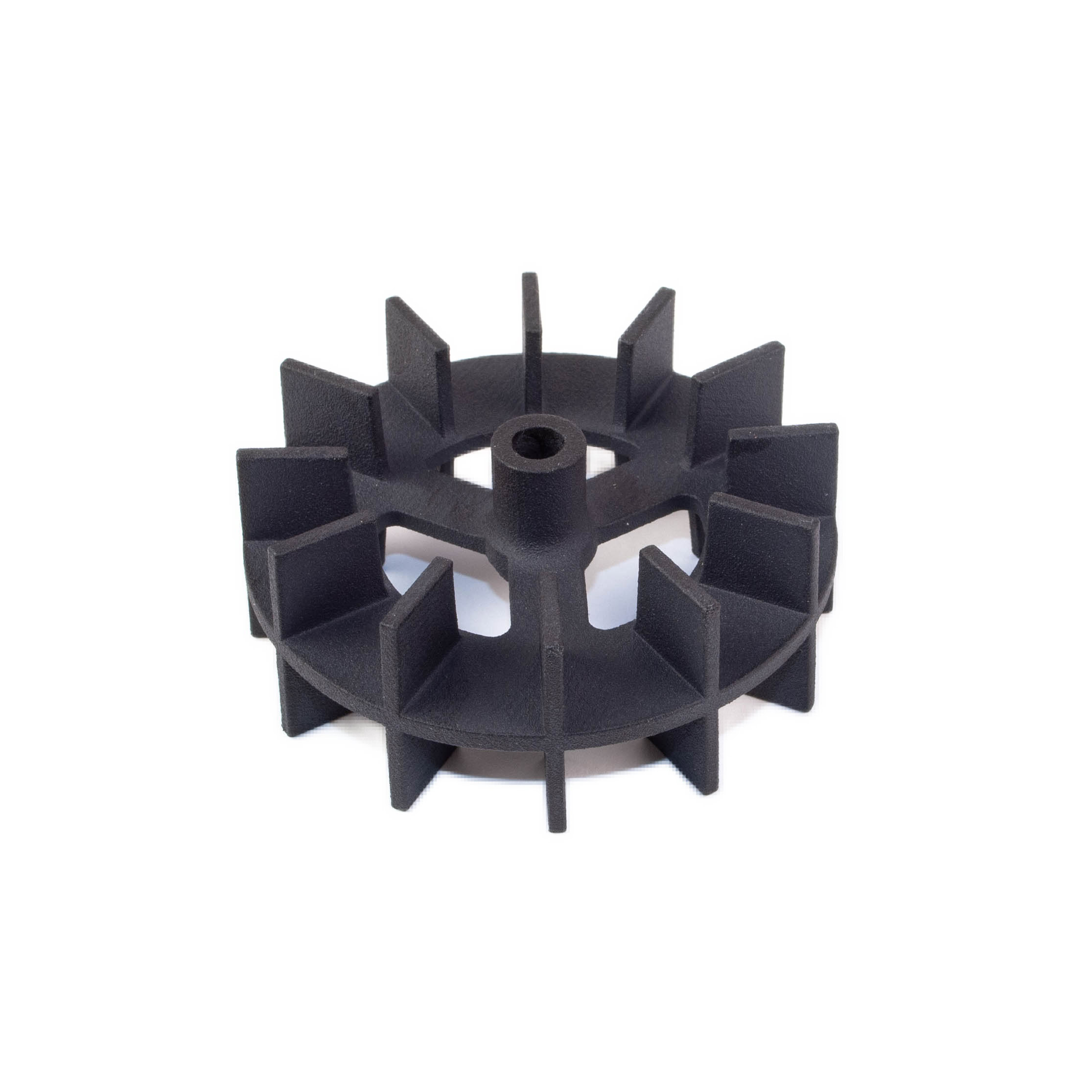 Ventilator 70 x 28 mm - as 6mm - 12 bladen - recht (PP-0308) - Afbeelding 4