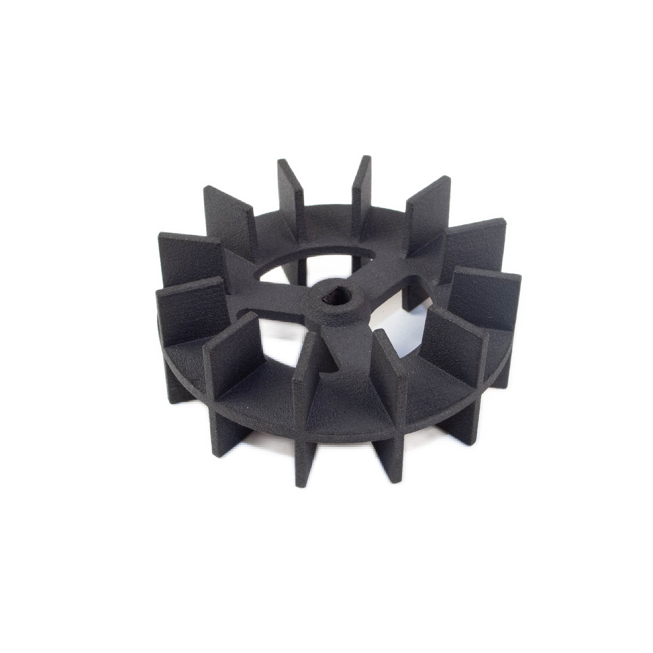 Ventilator 70 x 28 mm - as 6mm - 12 bladen - recht (PP-0308)