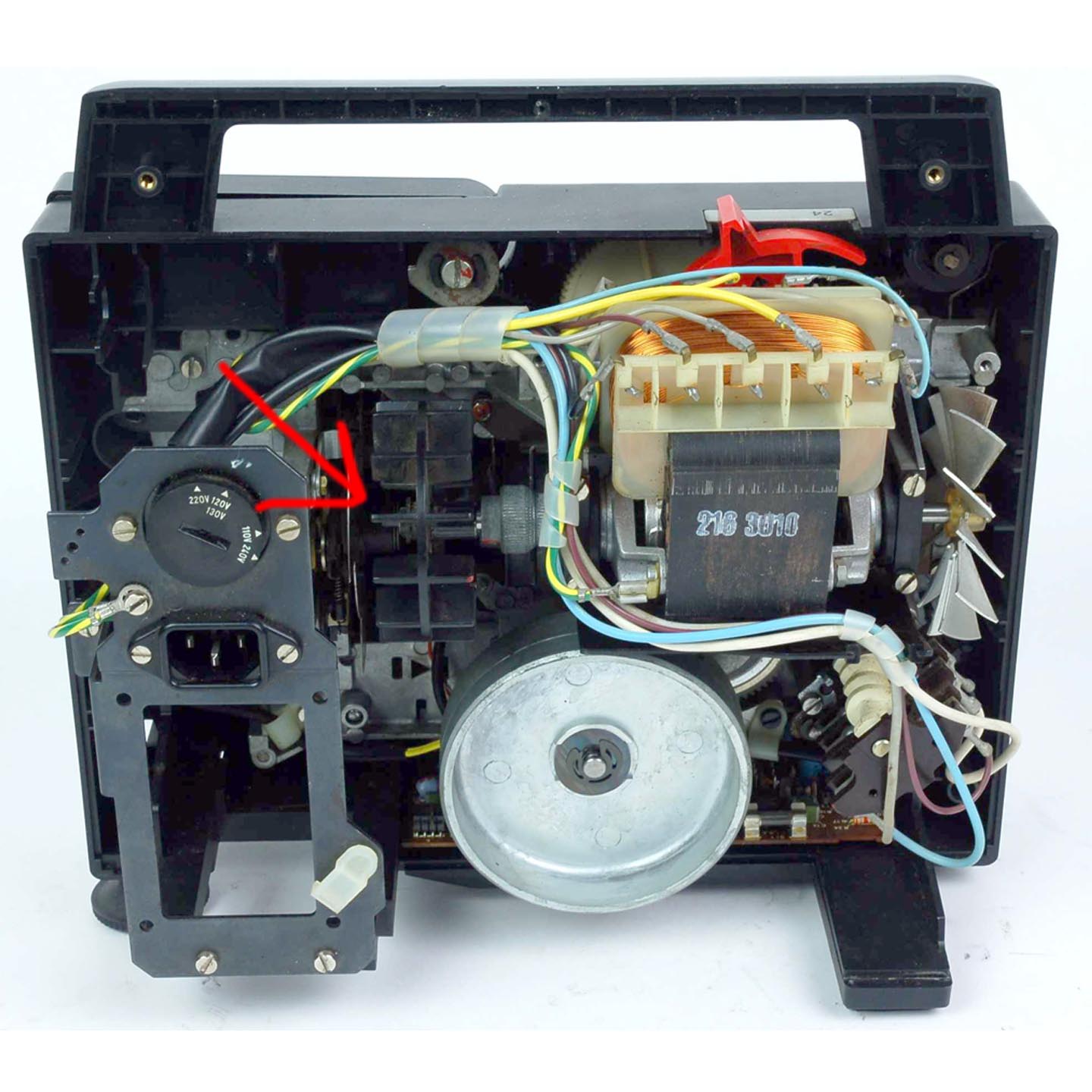 Ventilator 70 x 28 mm - as 6mm - 12 bladen - recht (PP-0308) - Afbeelding 2