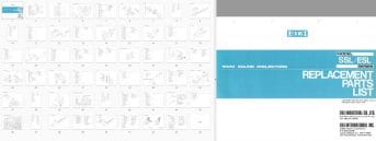 Eiki SSL/ESL series Spare parts manual, Languages: English