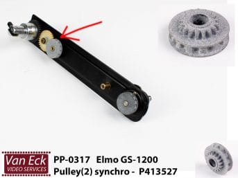Elmo GS-1200 Pulley(2) synchro - P413527