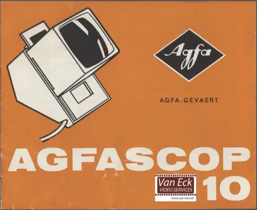 Agfa Agfascop-10 Gebruikshandleiding Deutsch English Francais Italiano Nederlands Dansk Svenska