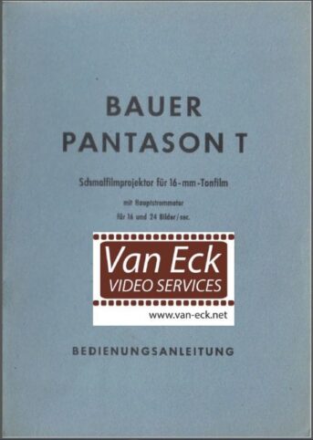 Bauer Pantason T Gebruikshandleiding Deutsch