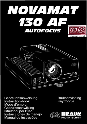 BRAUN NOVAMAT 130 AF プロジェクター本体　ジャンク品 BRAUN NOVAMAT 130 AF AUTOFOCUS SLIDE PROJECTOR - VINTAGE SPARES