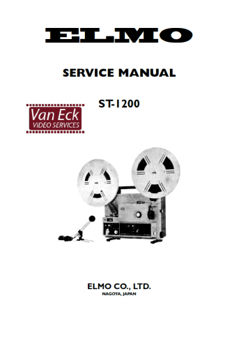 Elmo ST1200 Service and repair manual English