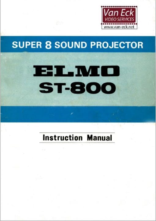 Elmo ST-800 User manual, Languages: English