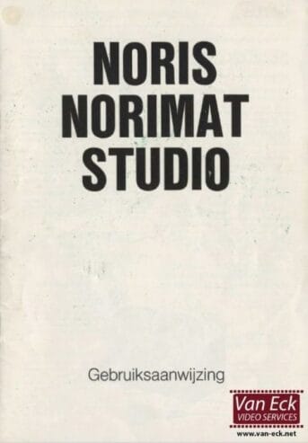 Noris Norimat Studio Gebruikshandleiding, Talen: Nederlands