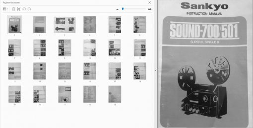 Sankyo Sound-700 Sound-501 User manual, Languages: English - Image 2