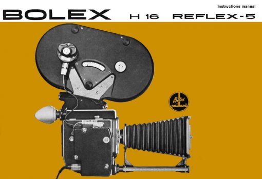 Bolex H16 Reflex-5 Gebruikshandleiding, Talen: Engels cover