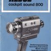 Revue Cockpit sound 800 Gebruikshandleiding, Talen: Duits Engels Frans Spaans Nederlands cover