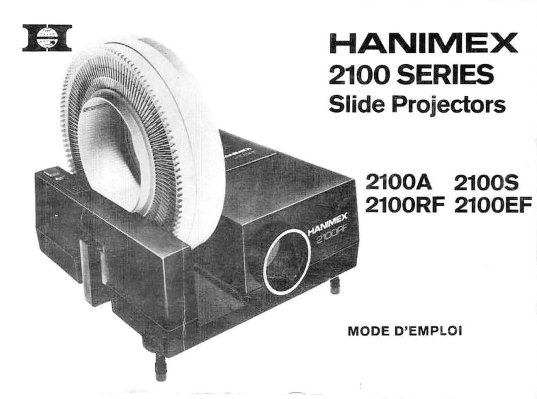 Hanimex 1000 DLS Instdual 8 User manual, Languages English Van Eck Video Services