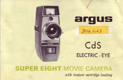 Argus Model 802 User manual, Languages: English