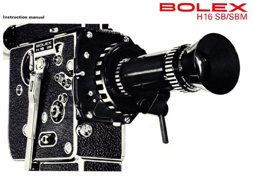 Bolex H16 SB SBM User manual, Languages: English