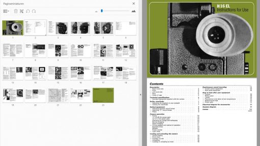 Bolex H16 EL User manual, Languages: English - Image 2