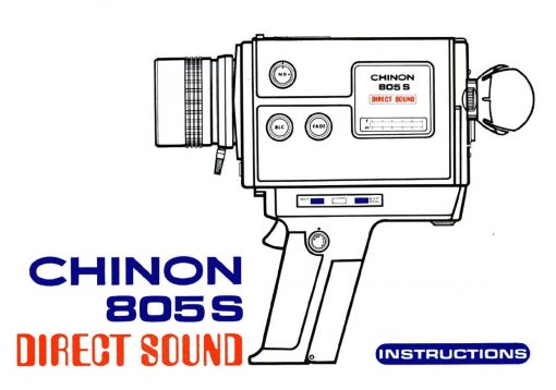 Chinon 805S Direct Sound User manual, Languages: English