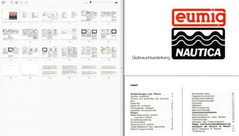 Eumig Nautica Gebruikshandleiding, Talen: Duits preview