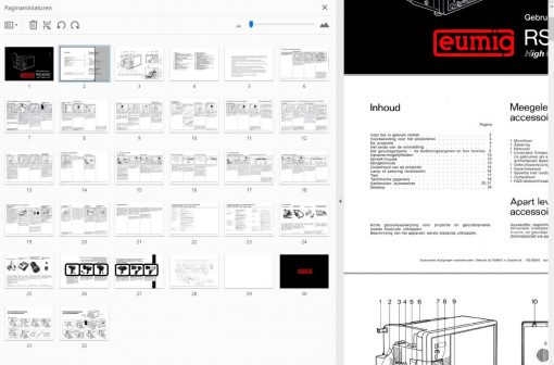 Eumig RS3000 User manual, Languages: Dutch - Image 2