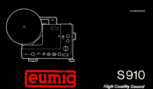 Eumig S910 Gebruikshandleiding, Talen: Nederlands cover