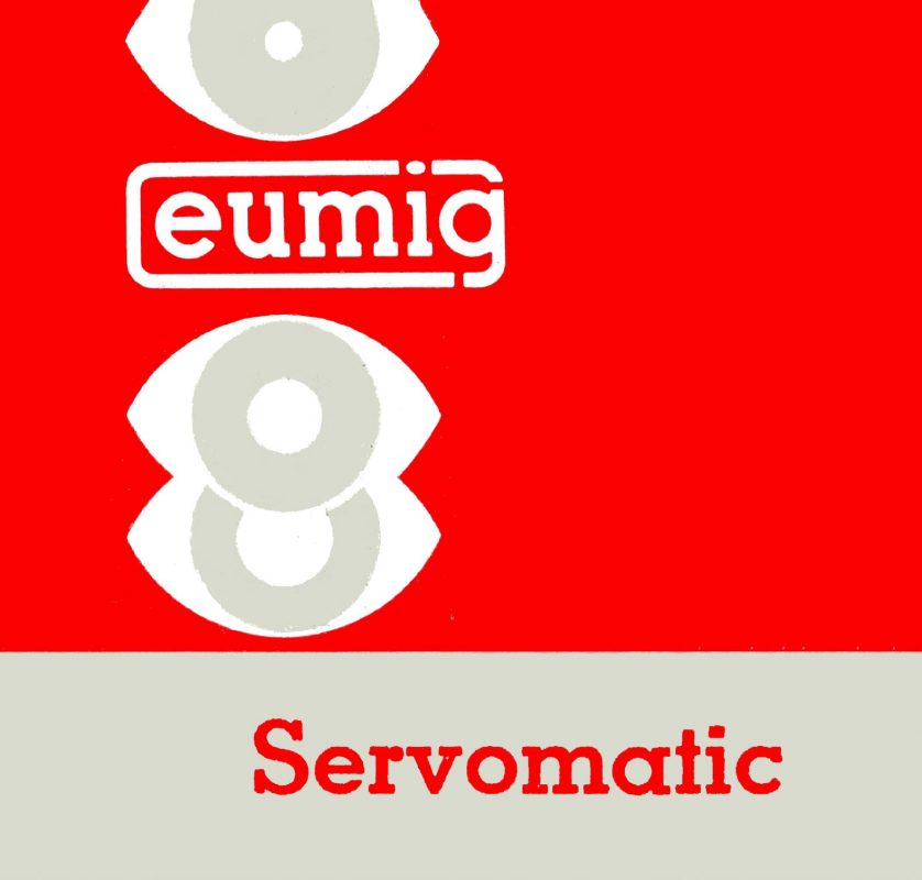 Eumig Servomatic Gebruikshandleiding, Talen: Duits cover