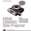 Kodak Carousel models 4200 4400 4600 5600 Gebruikshandleiding, Talen: Engels Frans cover