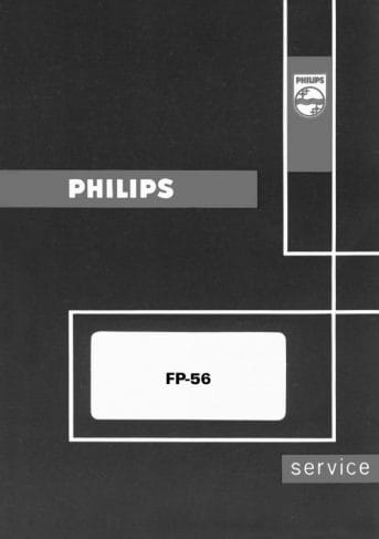 Philips FP56 Service handleiding, Talen: Engels cover