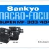 Sankyo Sankyo MF-303 MF-304 Macro Focus Gebruikshandleiding, Talen: Nederlands cover