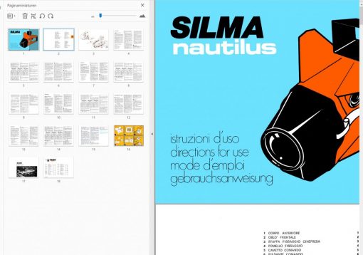 Silma Nautilus User manual, Languages: German English French Italian - Image 2